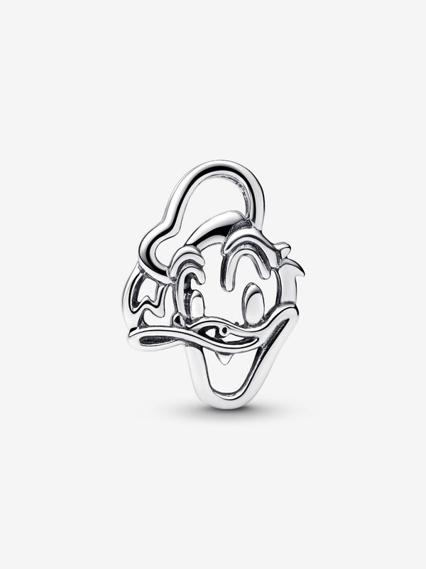 Donald Duck Offen gearbeiteter Charm-Anhänger Sterling-Silber