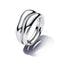 Essence Ring Stacking Geformt Silber