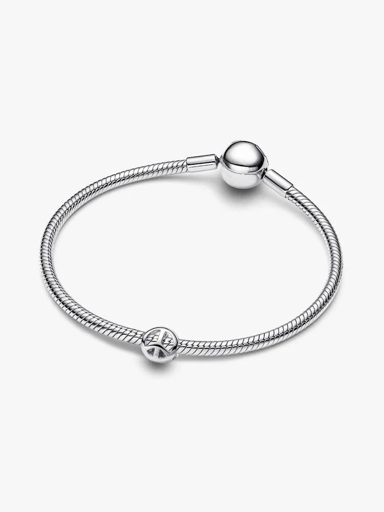 Friedens-Symbol Mini-Charm Sterling-Silber