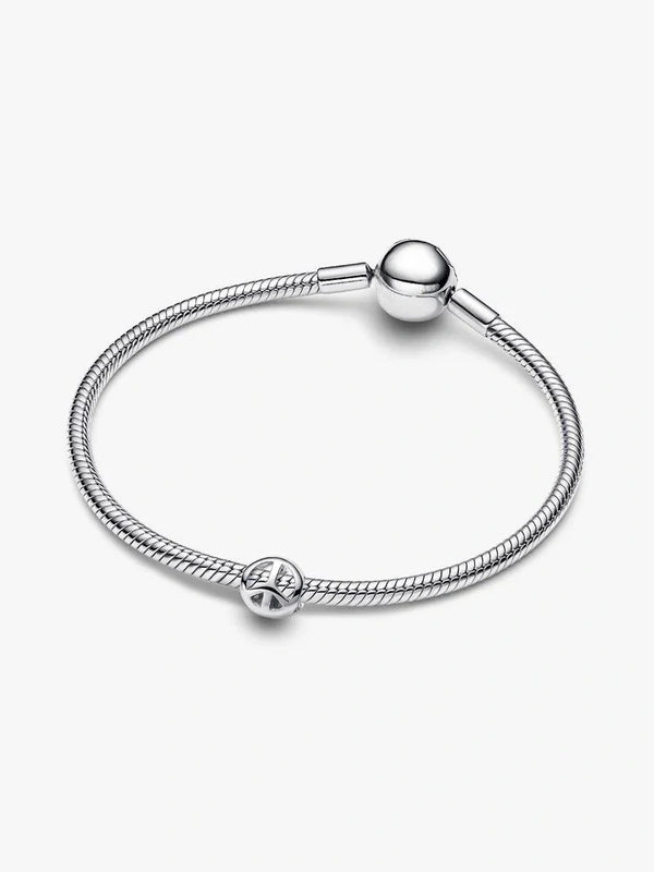 Friedens-Symbol Mini-Charm Sterling-Silber