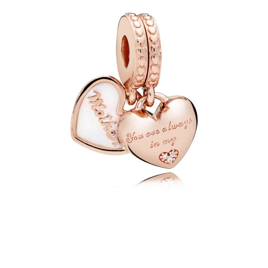 Rose  Charm-Anhänger You're Always in My Heart Teilbar