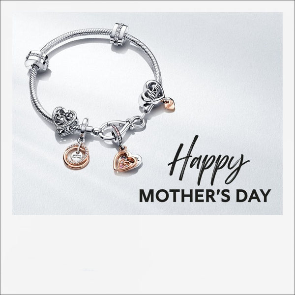 Clip-Charm Familie Für Immer Pavé Zirkonia Sterling-Silber