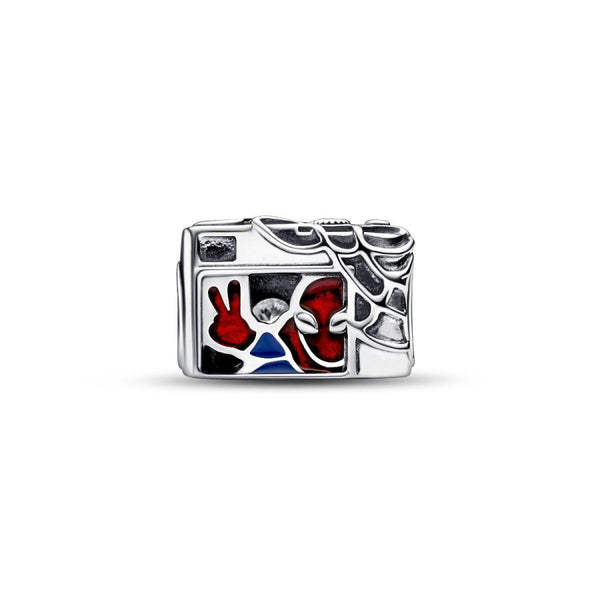 Charm Spider-Man Kamera Selfie Sterling-Silber