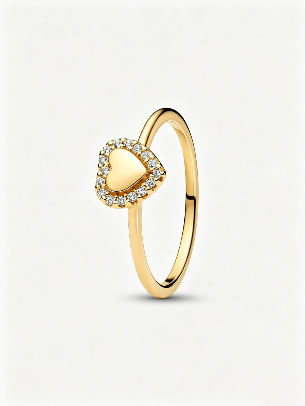Gravierbarer Herz Strahlenkranz Ring
